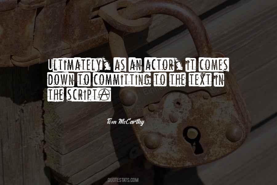 Tom McCarthy Quotes #1106909