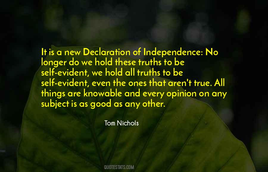 Tom Nichols Quotes #278400 Tom Nichols Quotes #278400