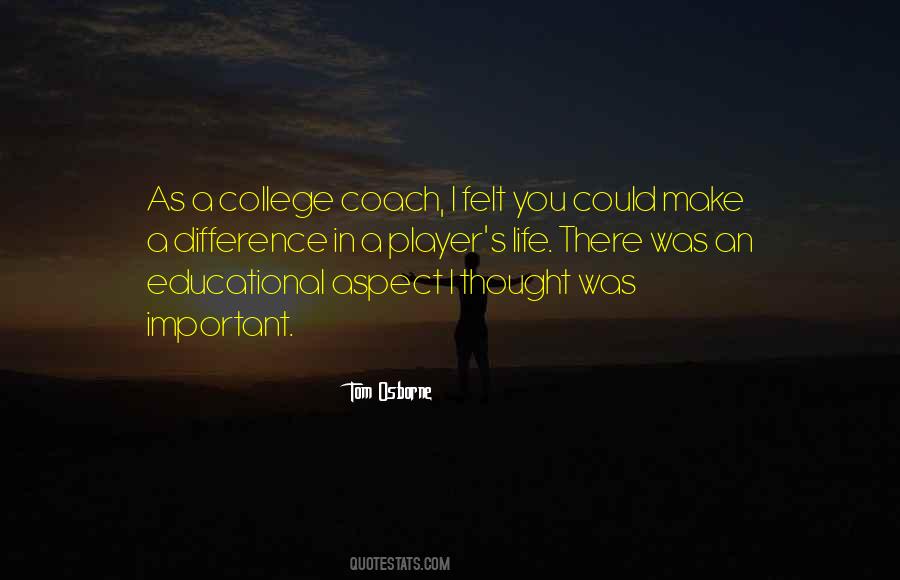 Tom Osborne Quotes #1468859