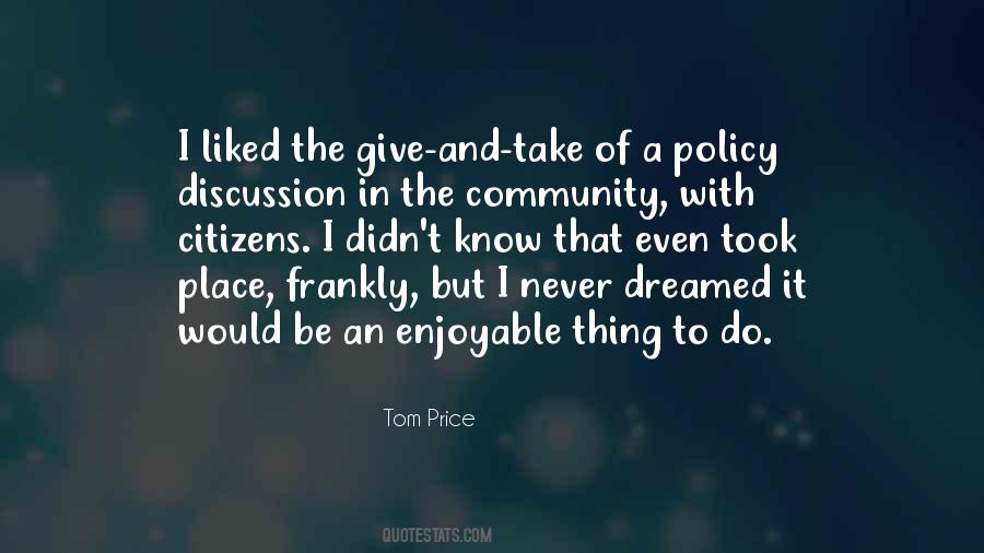 Tom Price Quotes #723320