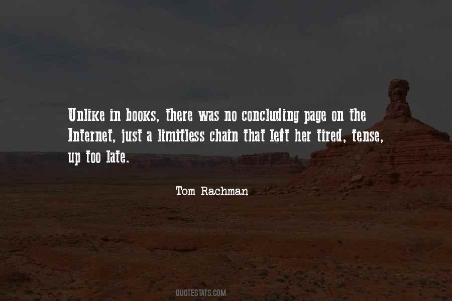 Tom Rachman Quotes #1411961