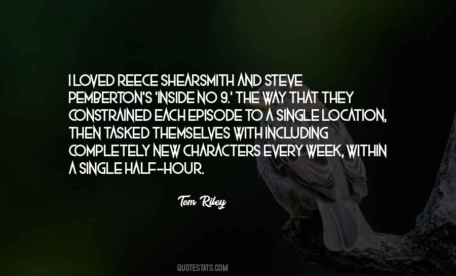 Tom Riley Quotes #172518
