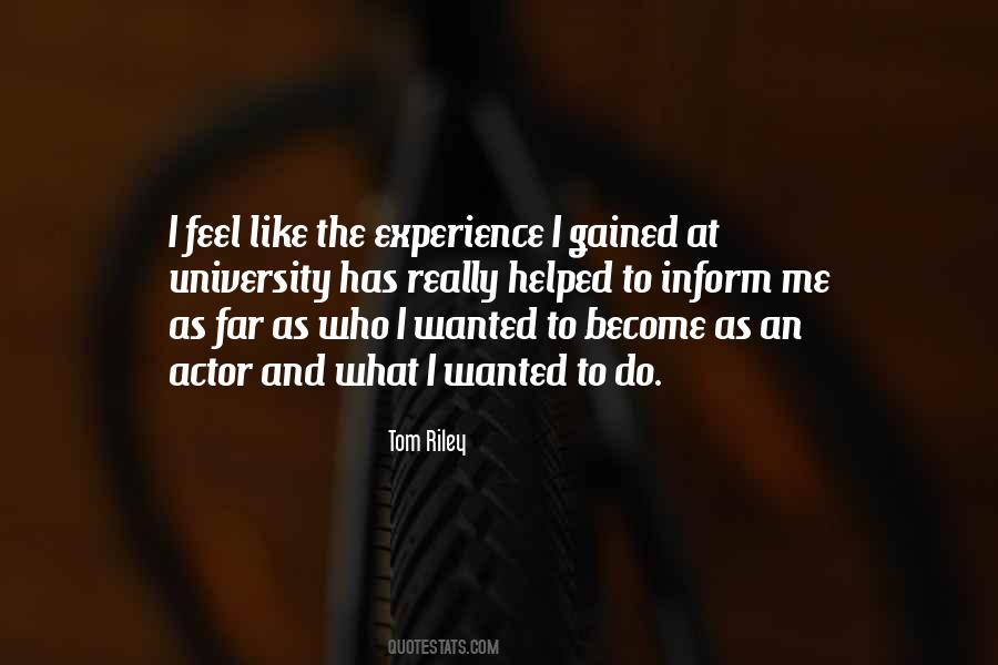 Tom Riley Quotes #175192
