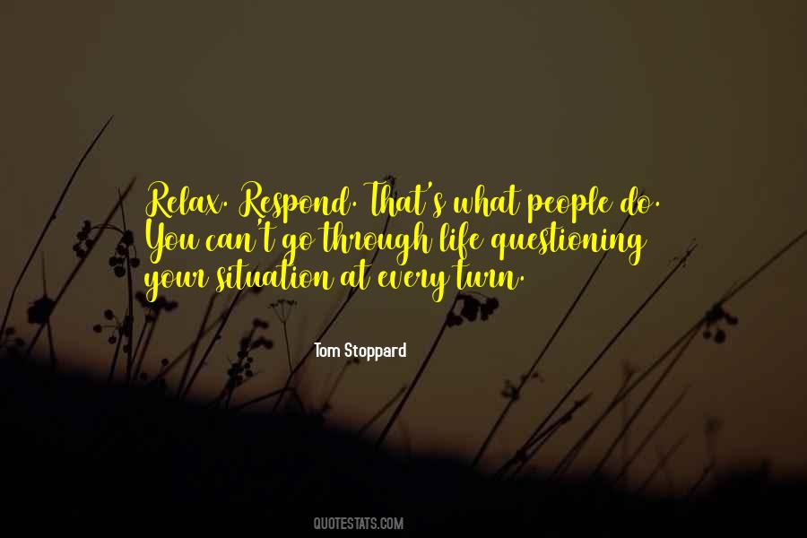 Tom Stoppard Quotes #1487531