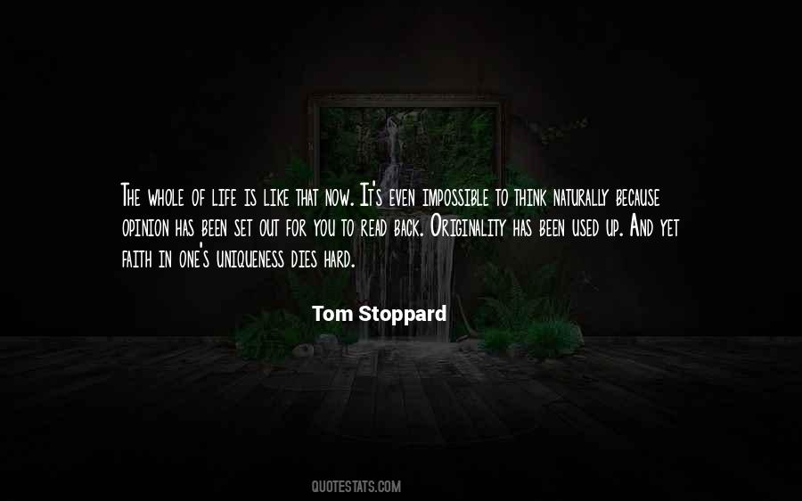 Tom Stoppard Quotes #149472