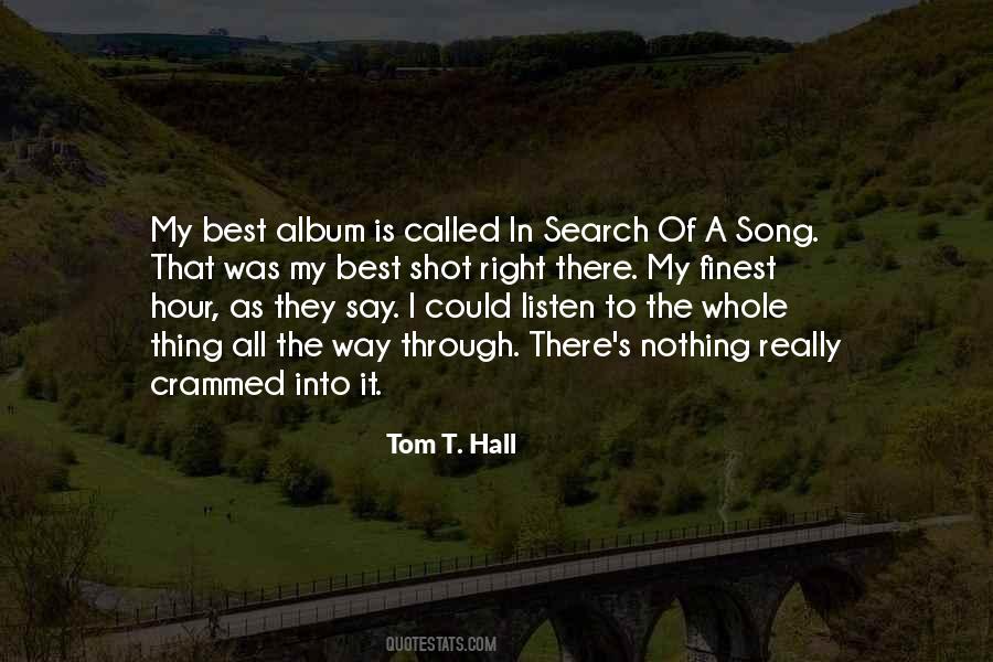 Tom T. Hall Quotes #580820