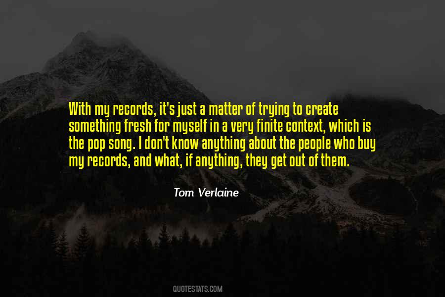 Tom Verlaine Quotes #95369