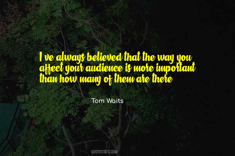 Tom Waits Quotes #1039127