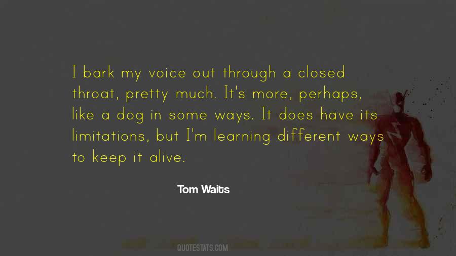 Tom Waits Quotes #1692135
