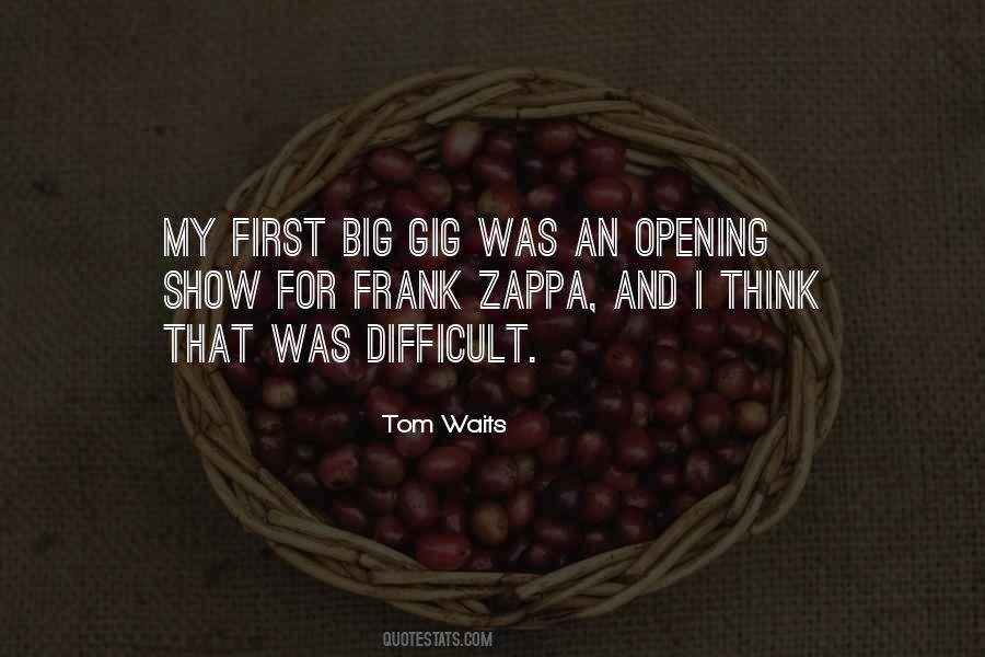 Tom Waits Quotes #639512