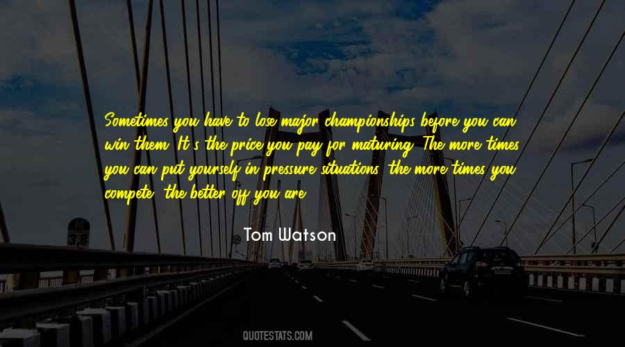 Tom Watson Quotes #1541841