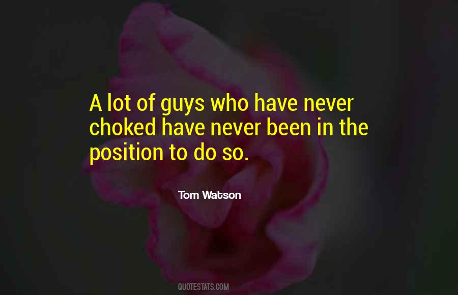 Tom Watson Quotes #809597