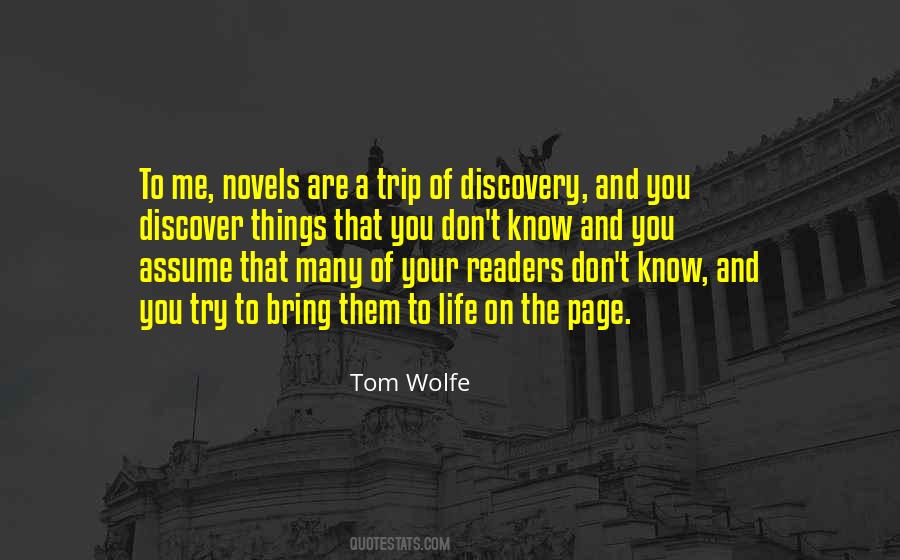 Tom Wolfe Quotes #712625