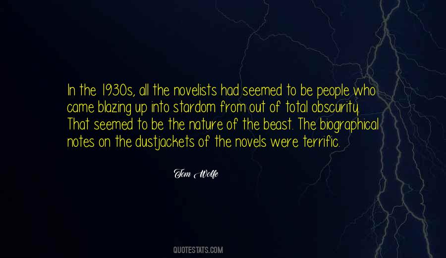 Tom Wolfe Quotes #819447