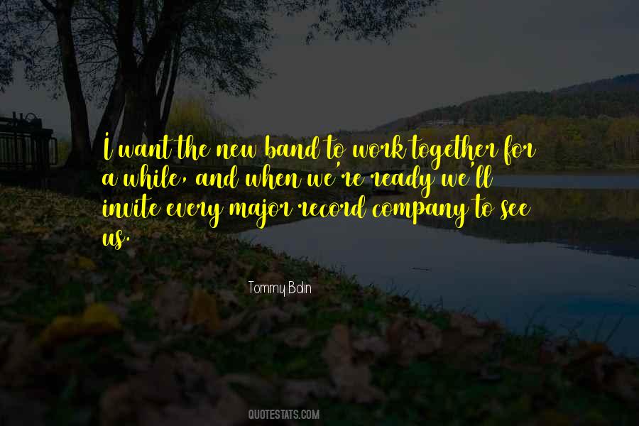 Tommy Bolin Quotes #108503
