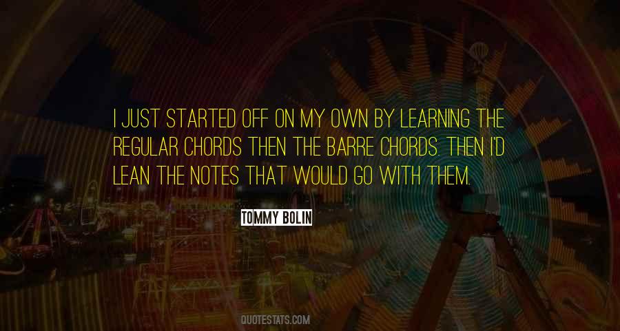 Tommy Bolin Quotes #667639