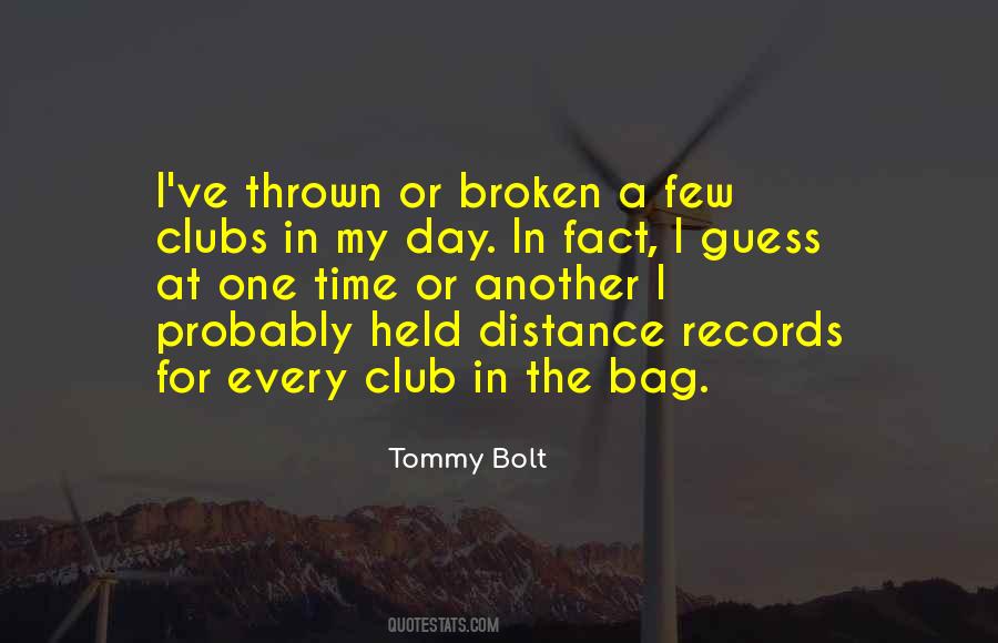 Tommy Bolt Quotes #1078032