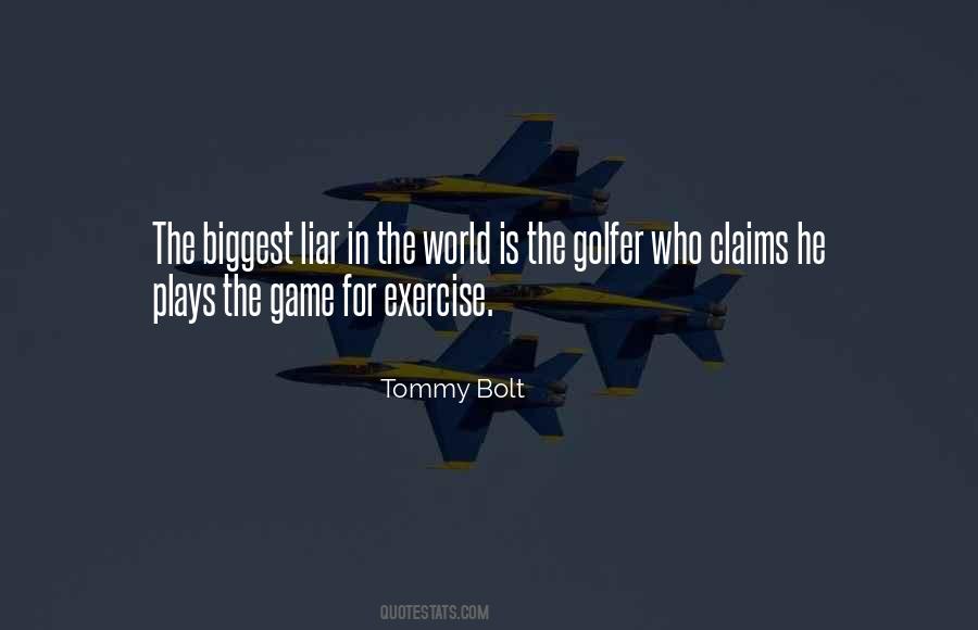 Tommy Bolt Quotes #1320661