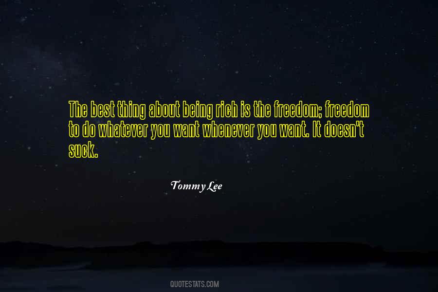 Tommy Lee Quotes #98519