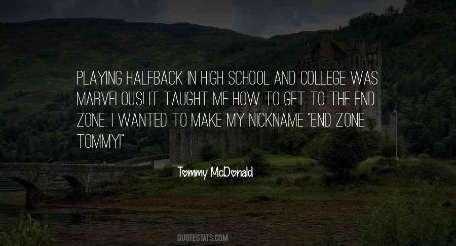 Tommy McDonald Quotes #1386478