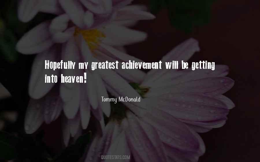 Tommy McDonald Quotes #1440118