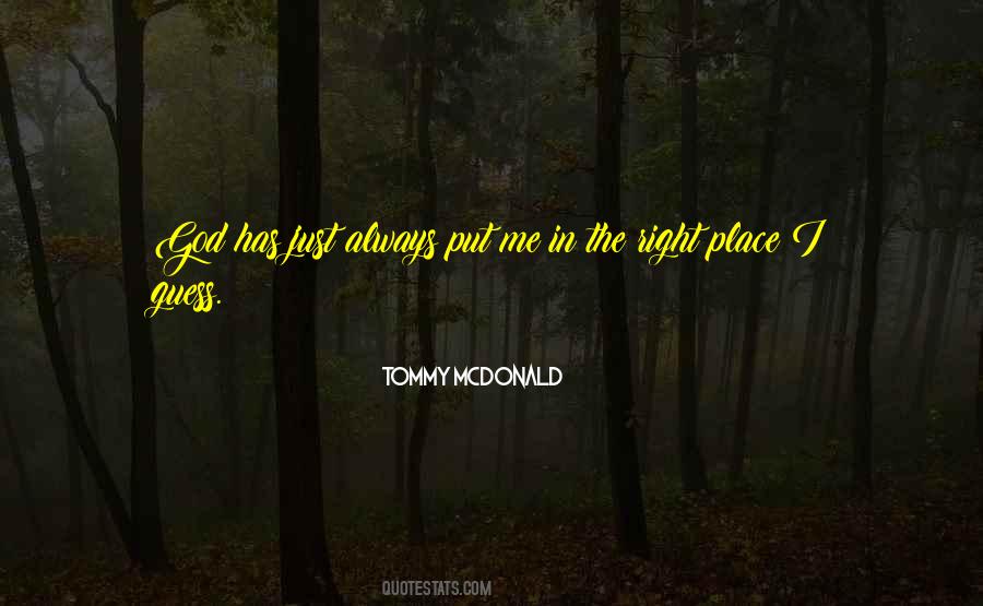 Tommy McDonald Quotes #155465