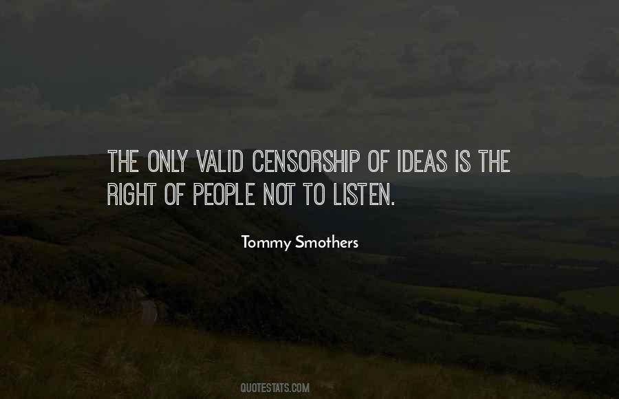 Tommy Smothers Quotes #248729