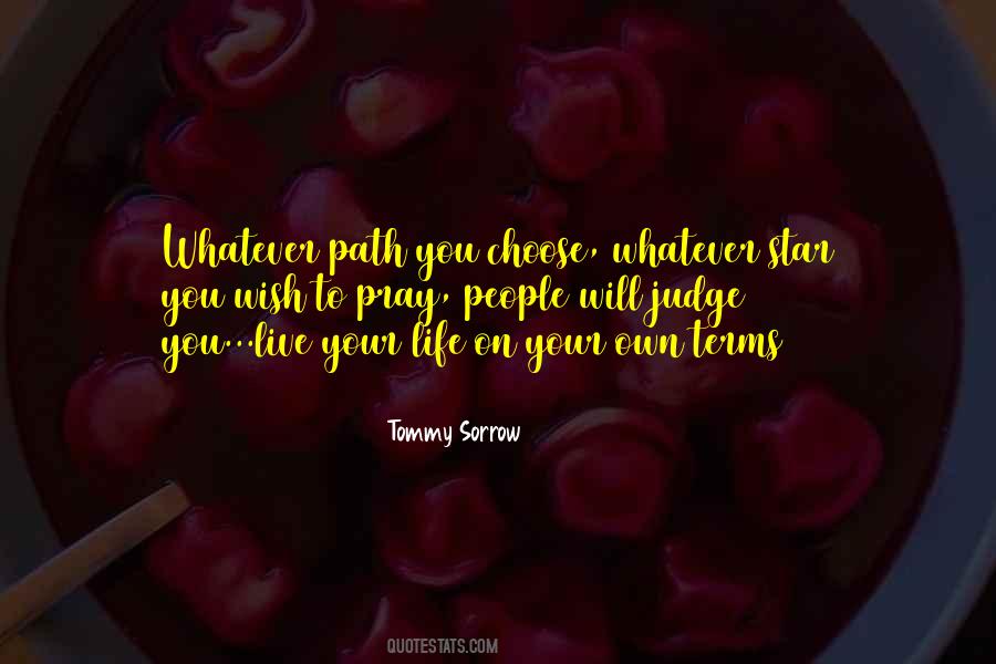 Tommy Sorrow Quotes #1350039