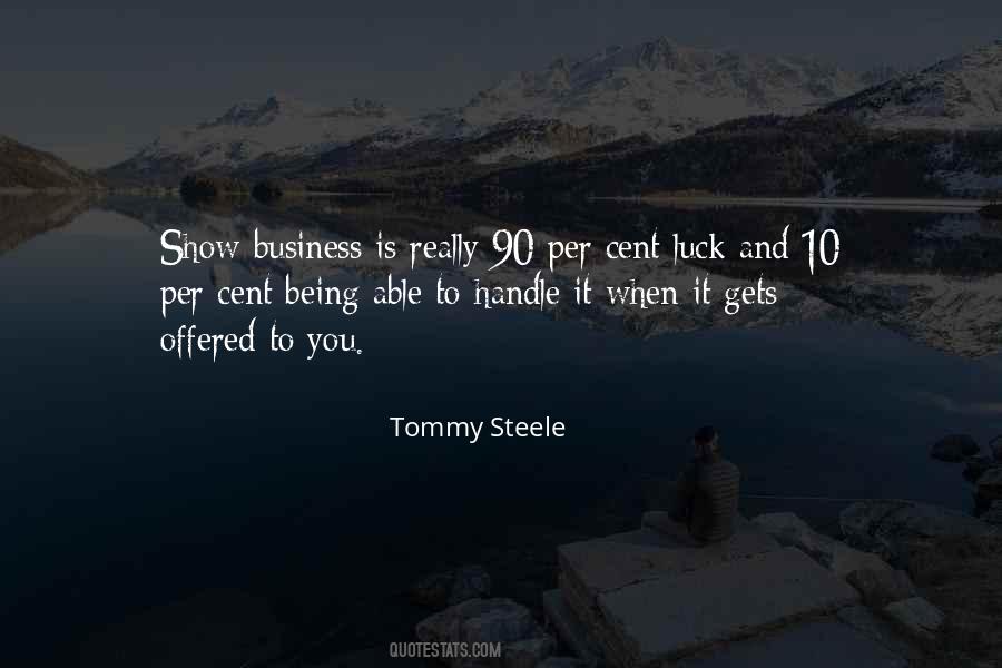 Tommy Steele Quotes #1238921 Tommy Steele Quotes #1238921