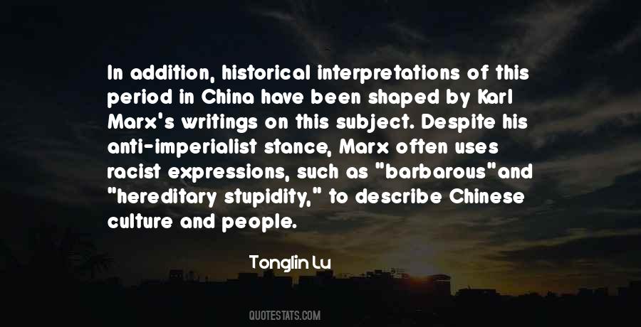 Tonglin Lu Quotes #1055058 Tonglin Lu Quotes #1055058