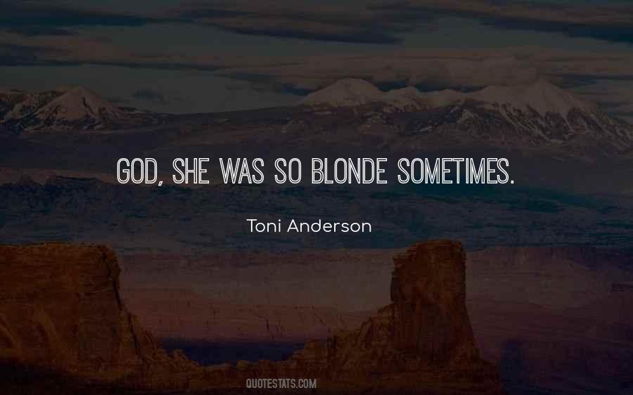 Toni Anderson Quotes #971016