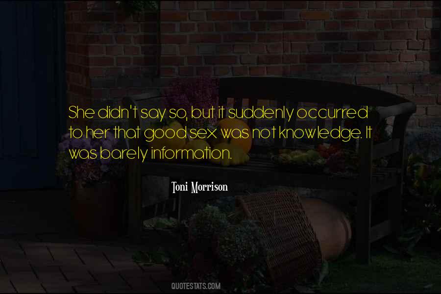 Toni Morrison Quotes #1711605