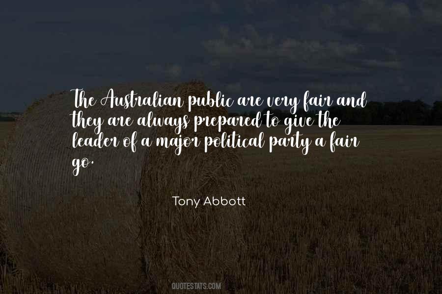 Tony Abbott Quotes #1589263