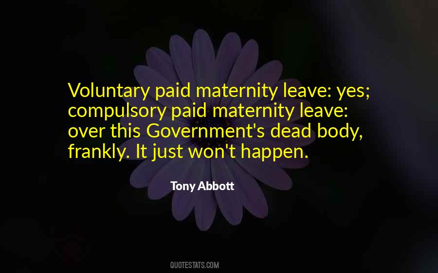 Tony Abbott Quotes #559740