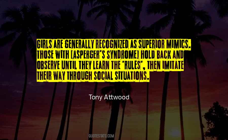 Tony Attwood Quotes #86799