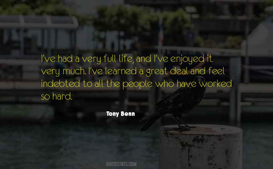 Tony Benn Quotes #273705