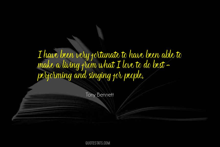 Tony Bennett Quotes #1249990