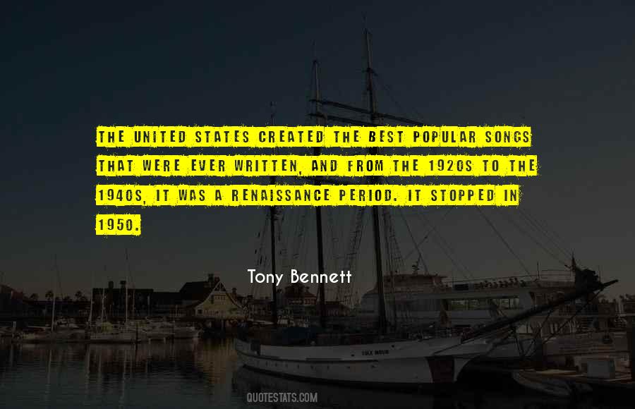 Tony Bennett Quotes #880192