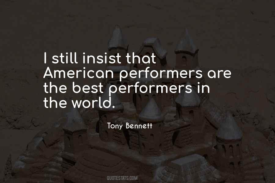 Tony Bennett Quotes #890143