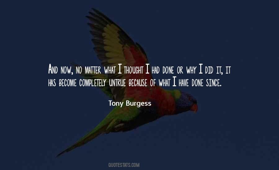 Tony Burgess Quotes #1024052