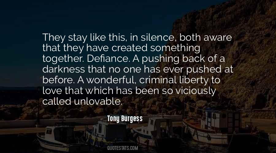 Tony Burgess Quotes #1473342