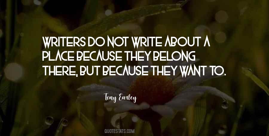 Tony Earley Quotes #547809