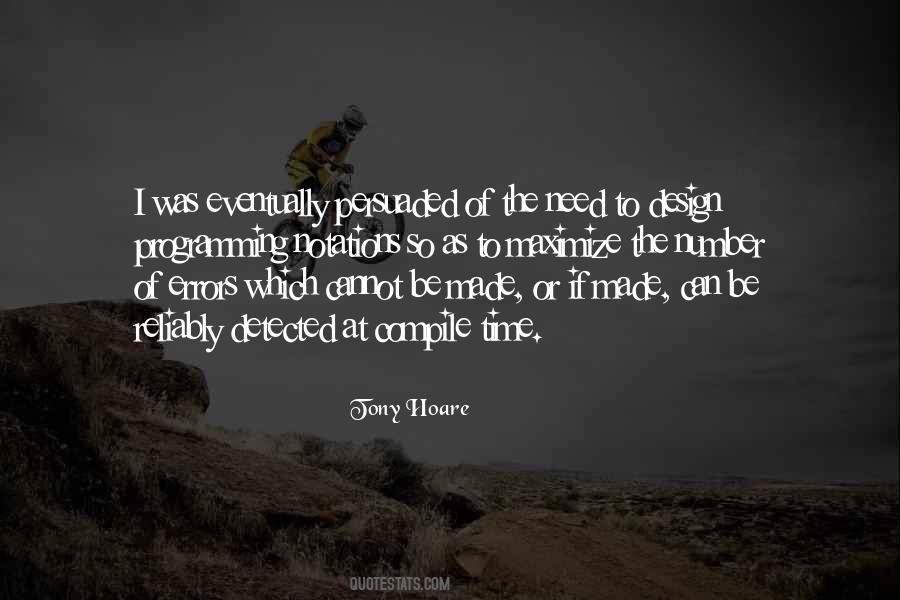 Tony Hoare Quotes #1436953