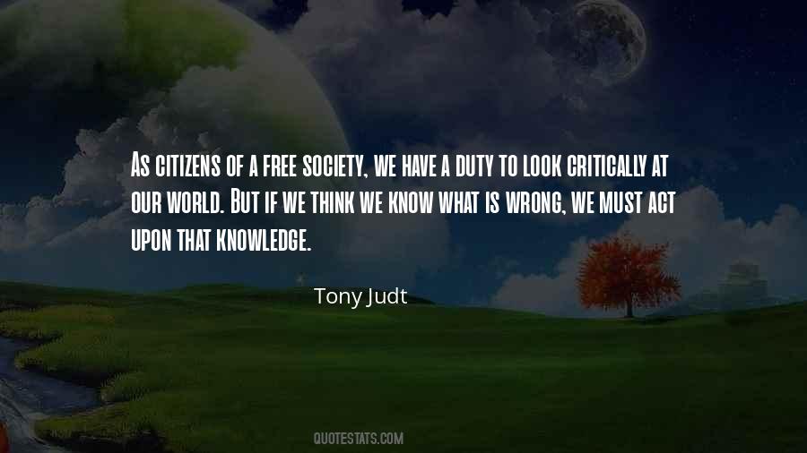 Tony Judt Quotes #795940