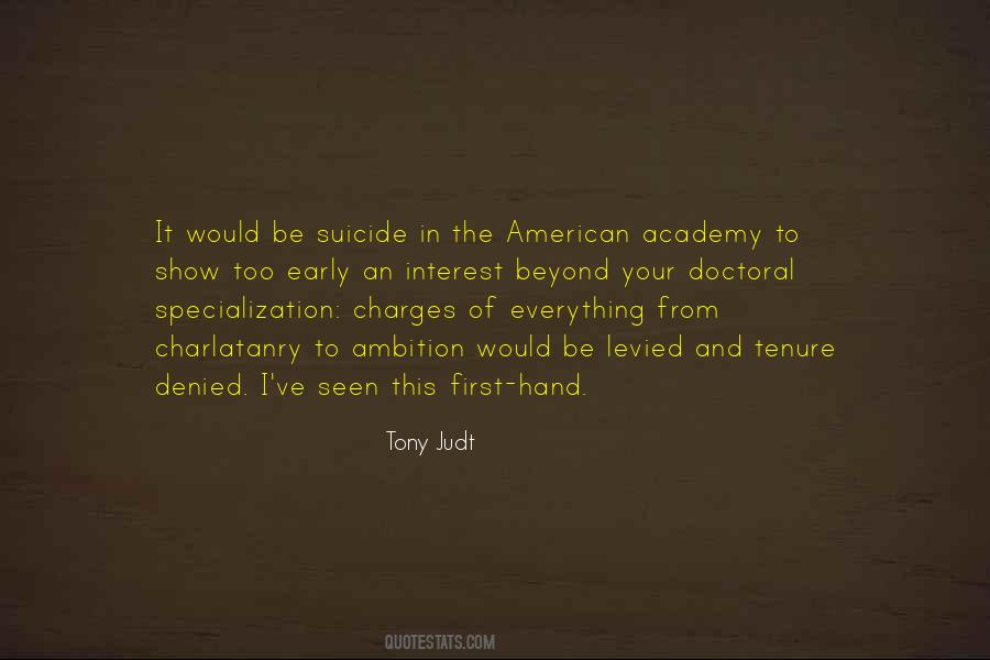 Tony Judt Quotes #98321