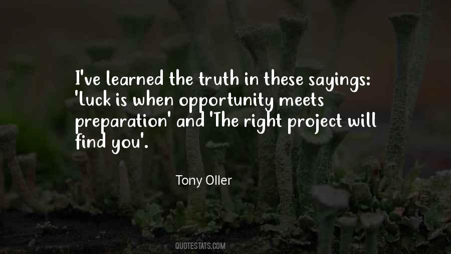 Tony Oller Quotes #1553700