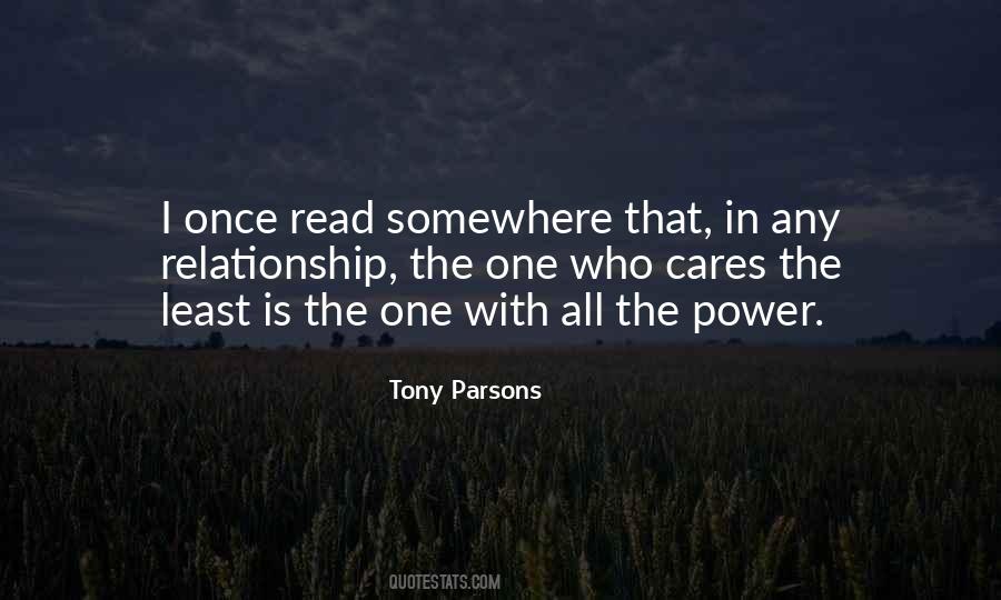 Tony Parsons Quotes #245118