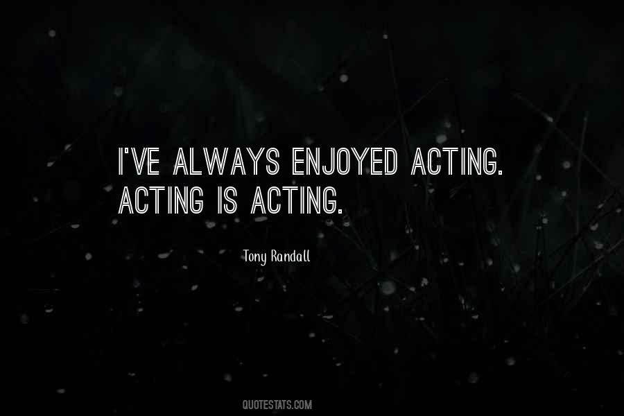 Tony Randall Quotes #1515035