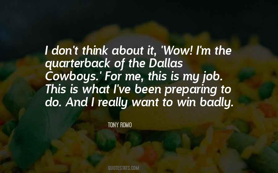 Tony Romo Quotes #822881