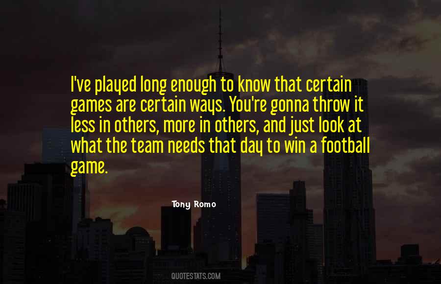 Tony Romo Quotes #945758